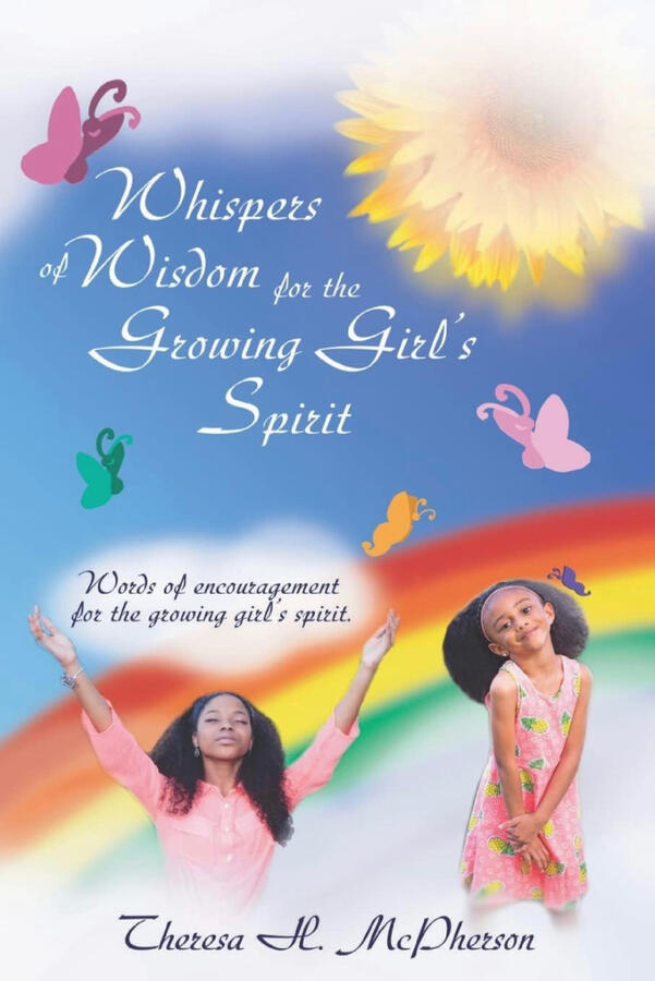 Book cover (front) designed for empowering spiritualist Theresa McPherson